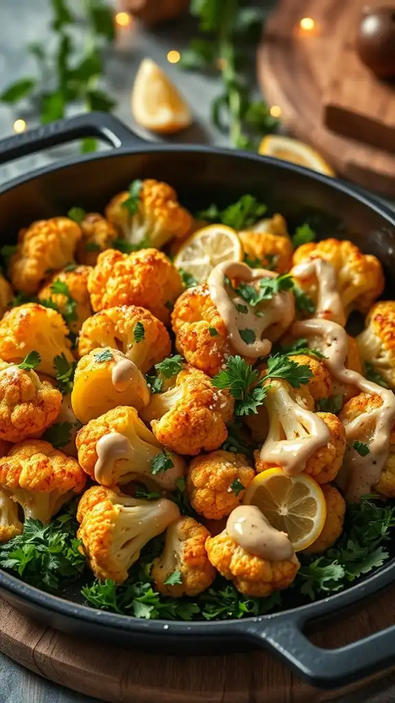 mediterranean roasted cauliflower recipe