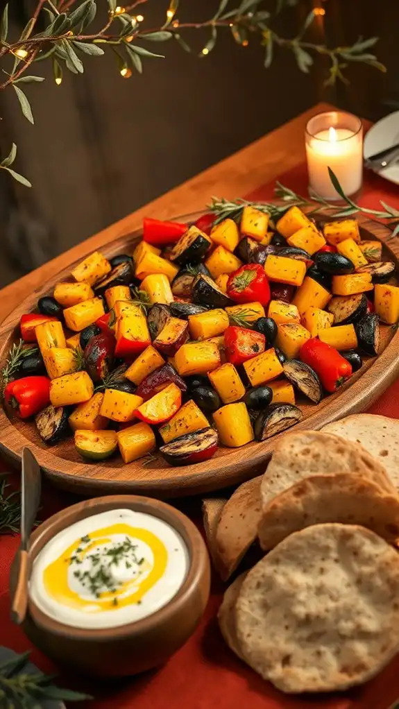 mediterranean roasted vegetable dish