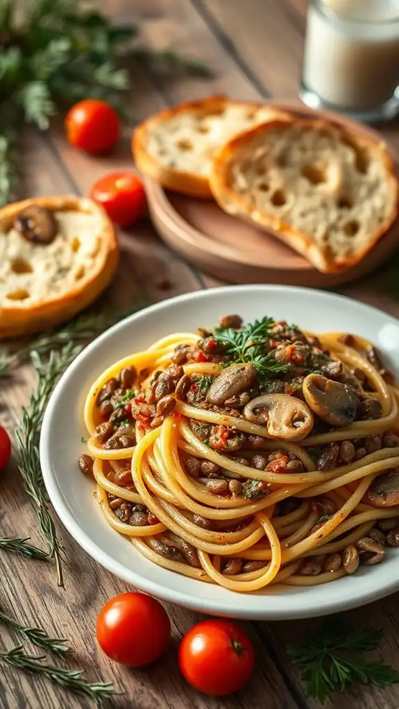 mediterranean vegan lentil rag