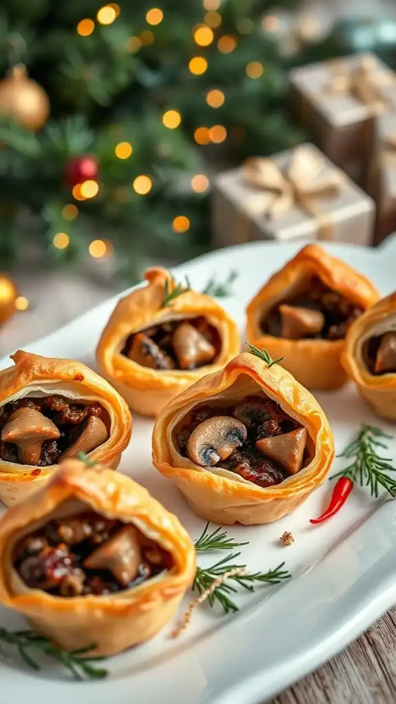 mini beef wellington bites