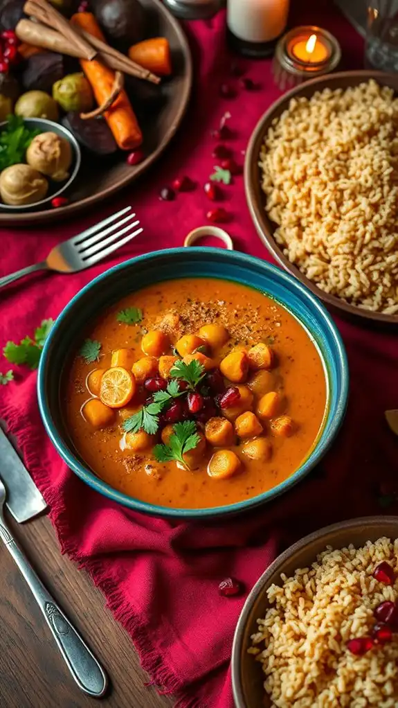 moroccan spiced coconut curry