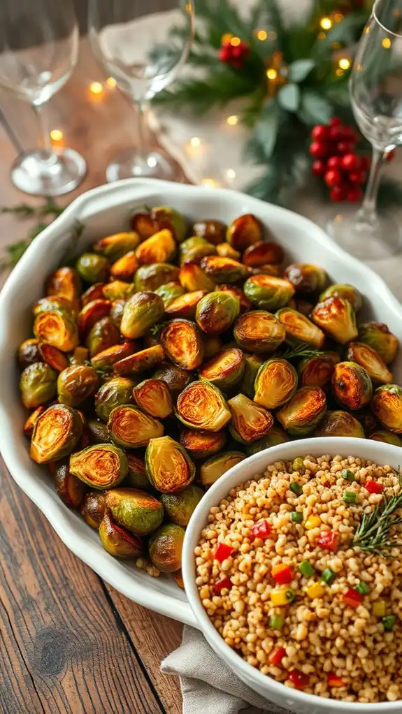 nutritious brussels sprouts pilaf