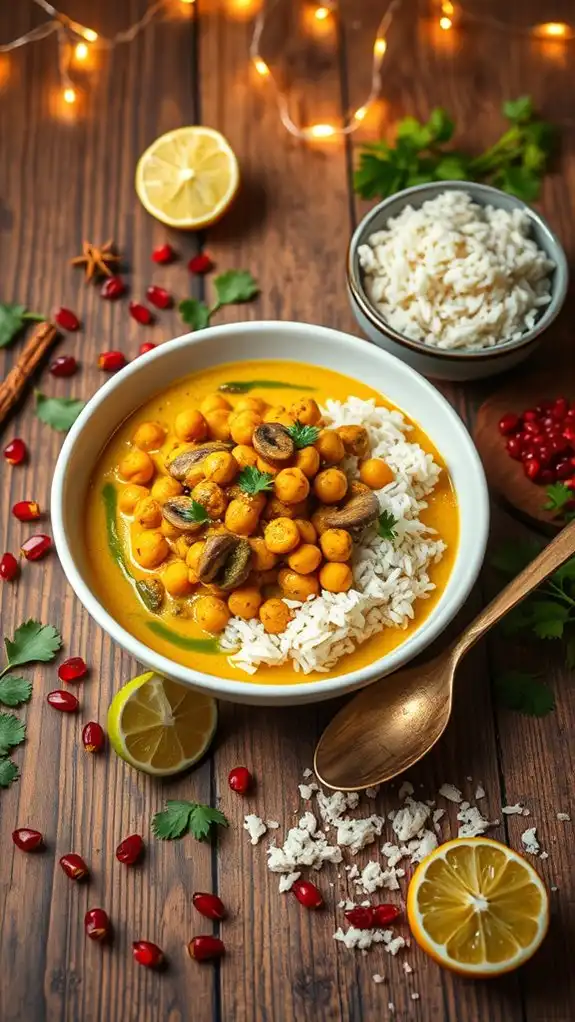 nutritious vegan chickpea curry