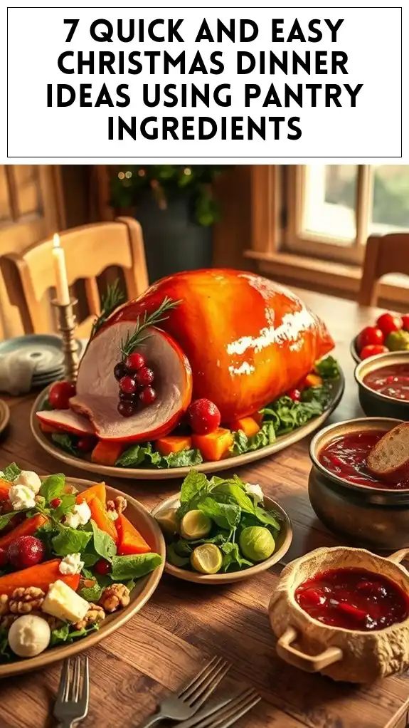 pantry based christmas dinner ideas