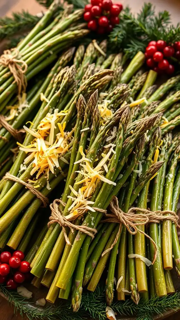parmesan asparagus bundles recipe