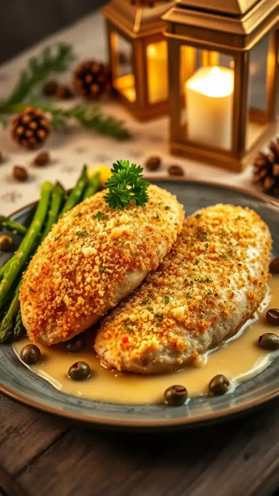 parmesan crusted chicken piccata