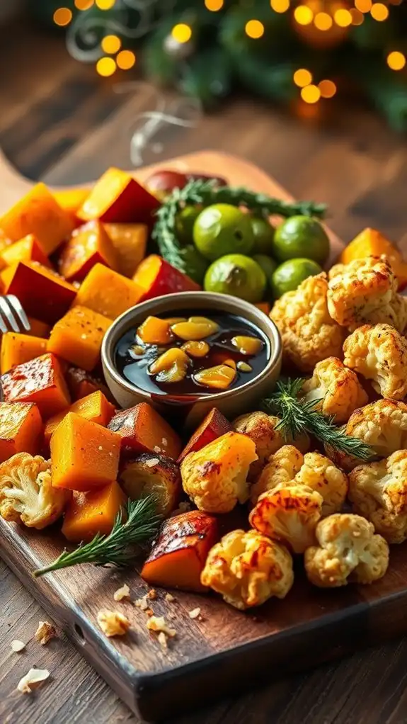 parmesan garlic cauliflower delight
