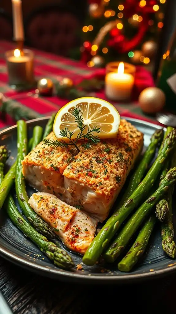 parmesan herb crusted salmon recipe
