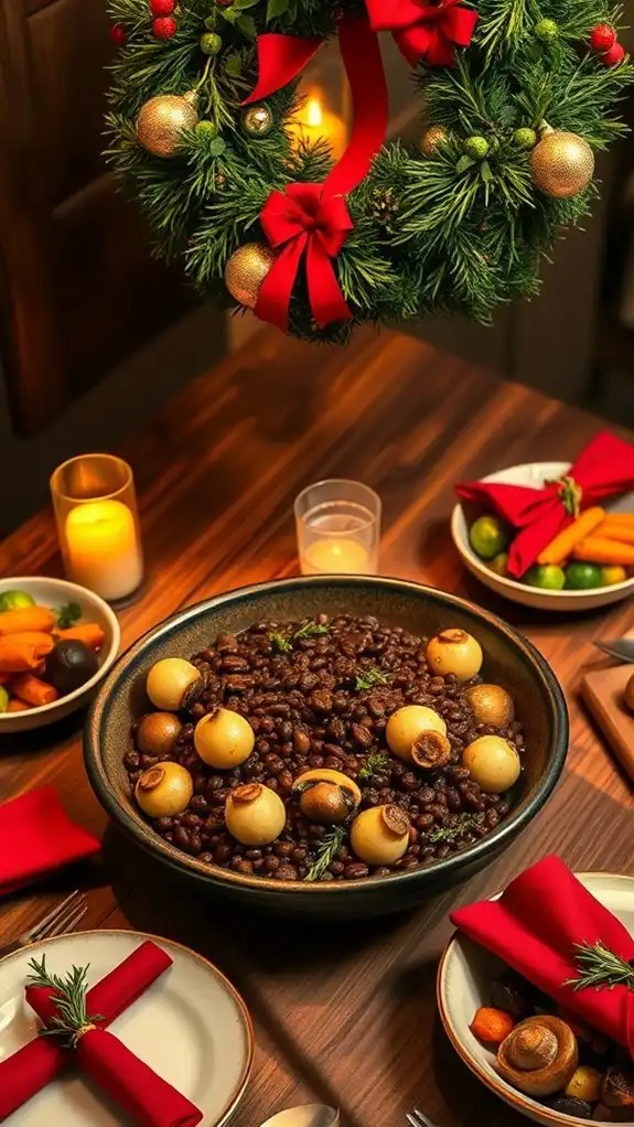 plant based lentil stew
