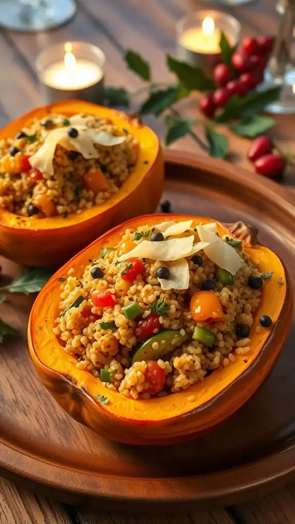 quinoa stuffed acorn squash recipe