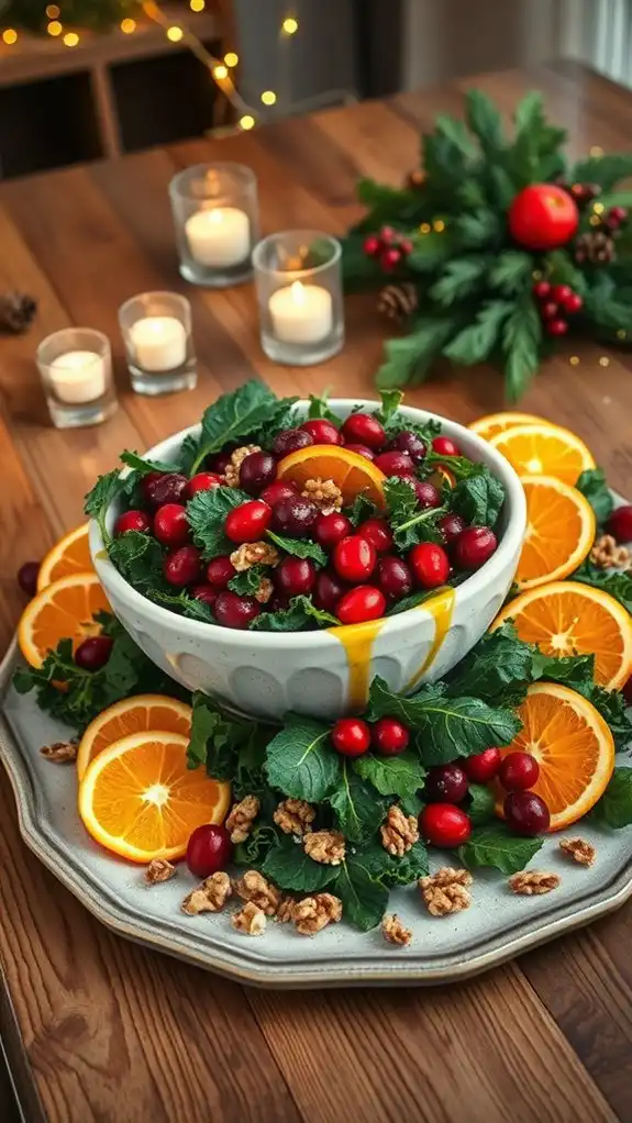 refreshing kale berry salad