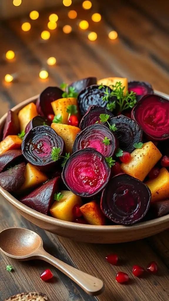 roasted beets with balsamic reduction