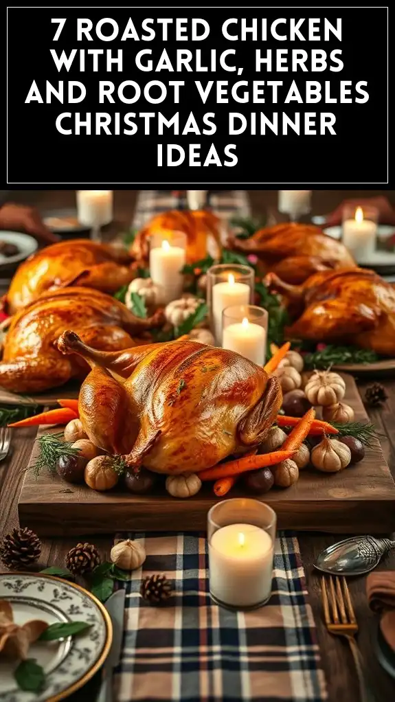 roasted chicken christmas dinner