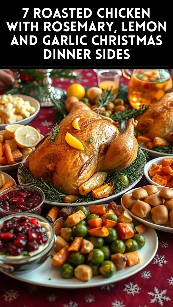 roasted chicken holiday feast