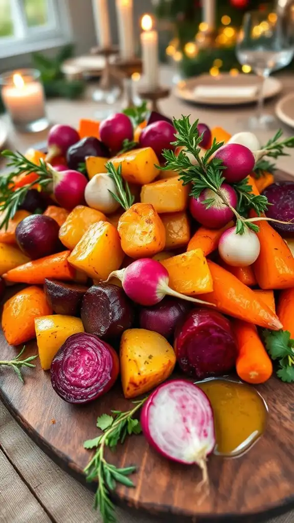 roasted radishes for christmas