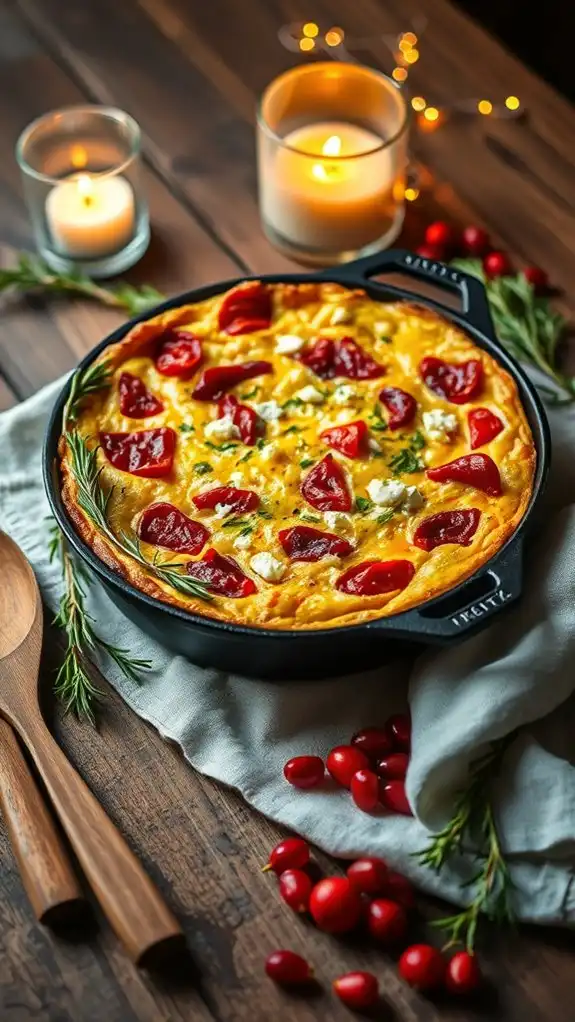 roasted red pepper frittata recipe
