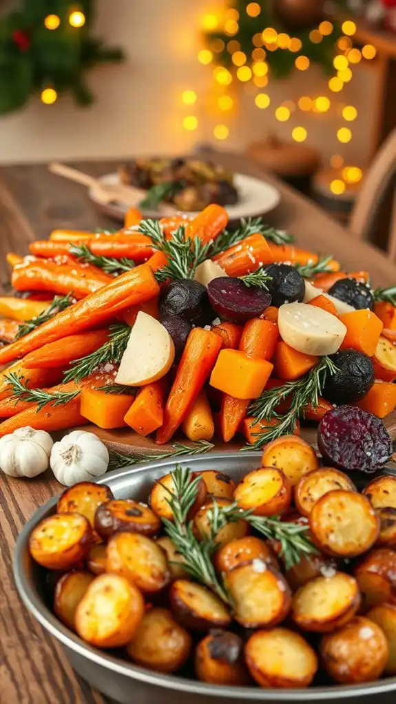 rosemary flavored roasted potatoes