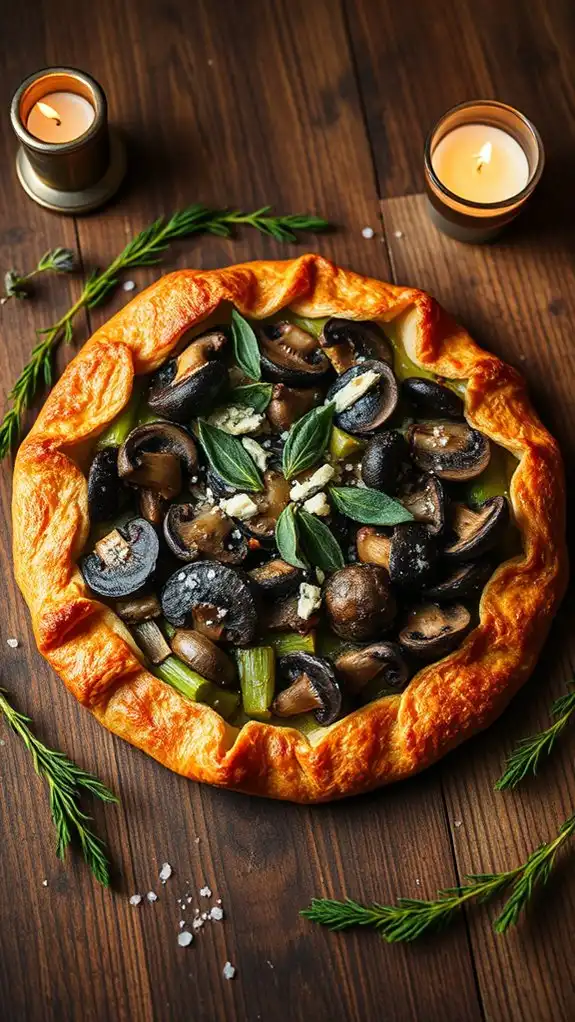 savory blue cheese tart