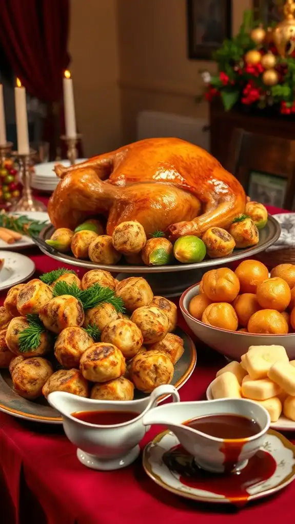 savory festive stuffing balls