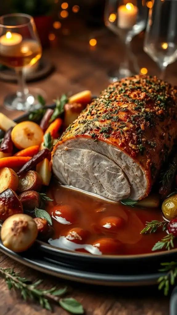 savory herb infused holiday gravy