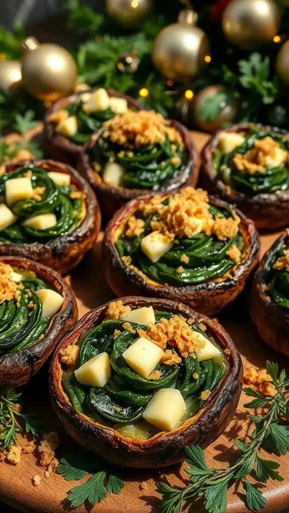 savory mushroom appetizer bites