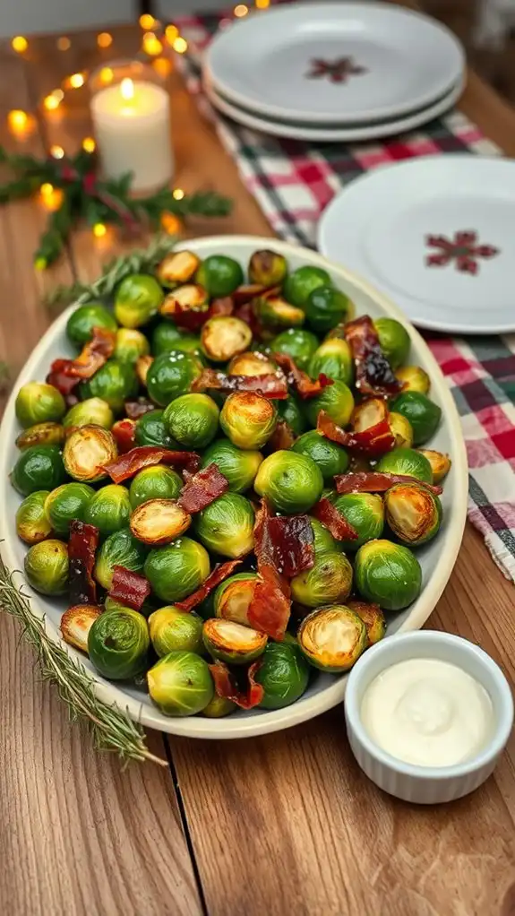 savory roasted brussels sprouts