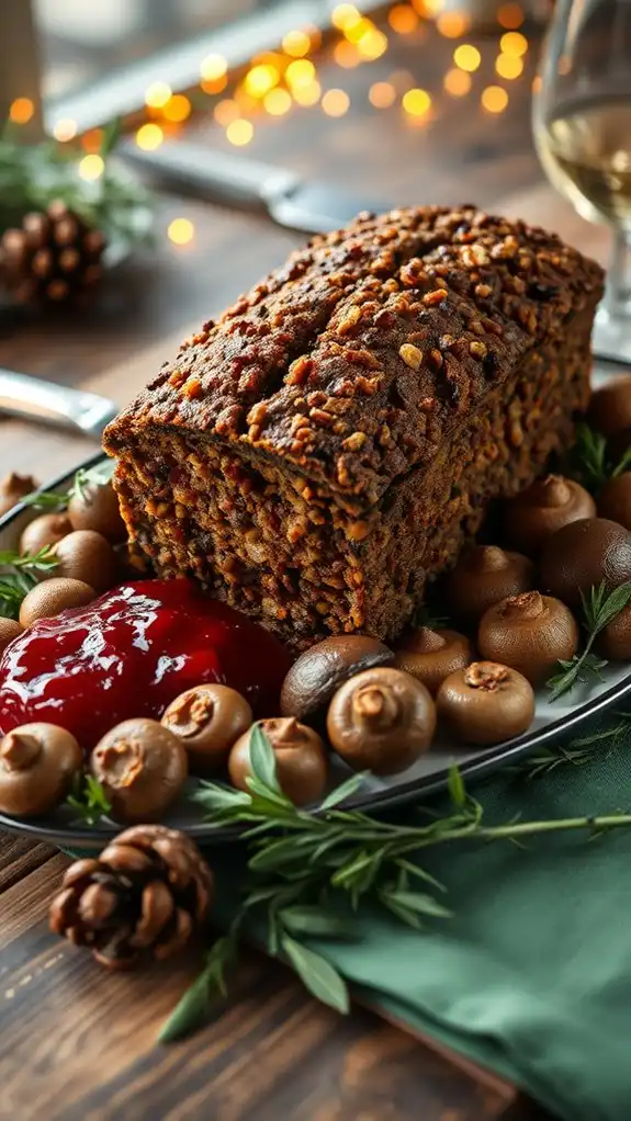 savory smoky lentil loaf