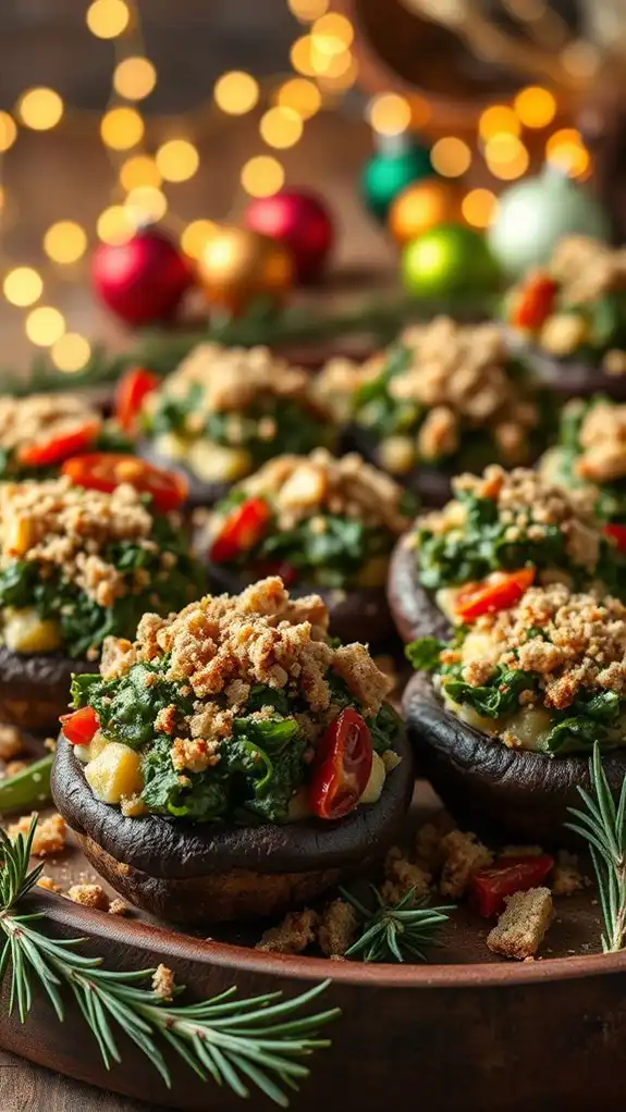 savory stuffed mushrooms recipe