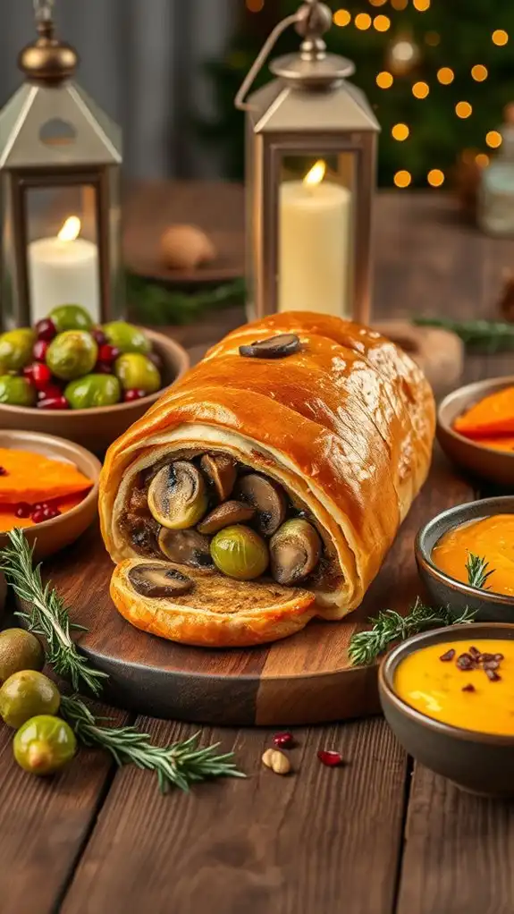 savory vegan puff pastry