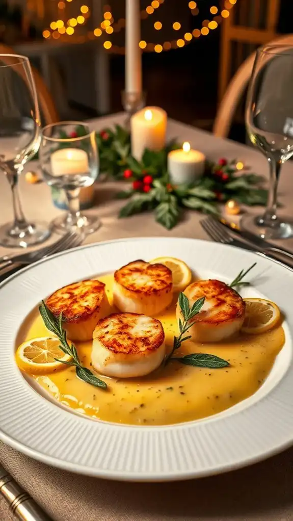 scallops with lemon beurre blanc