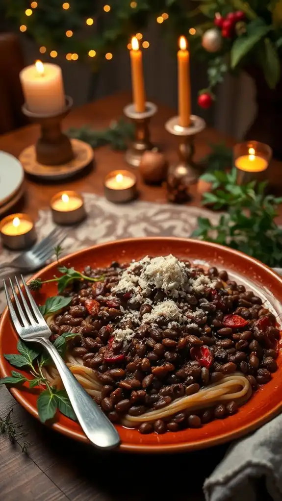 smoky vegan lentil sauce