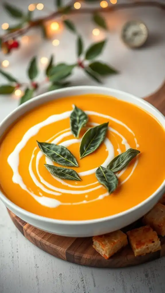 spiced butternut squash soup