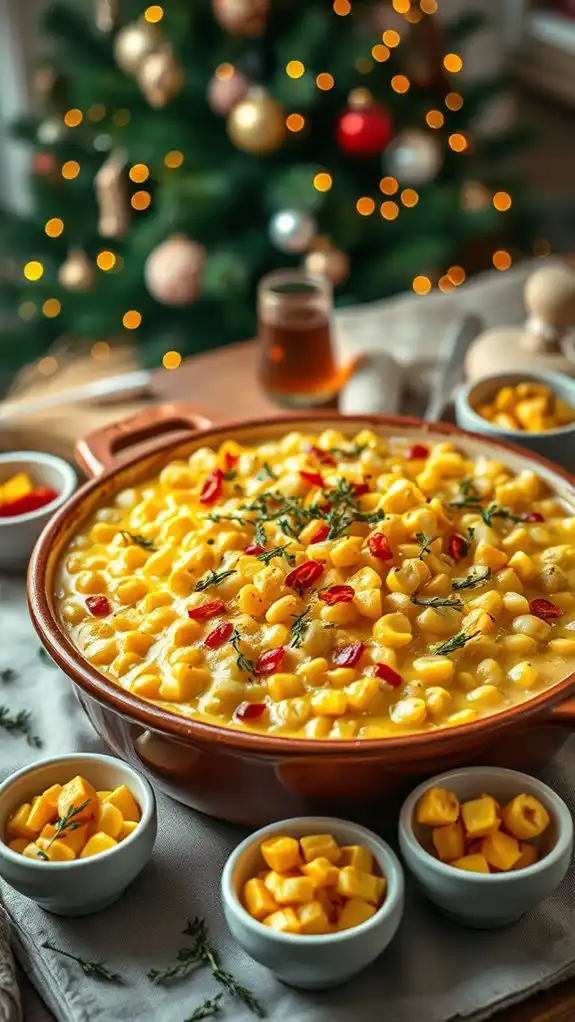 spicy corn and pepper bake
