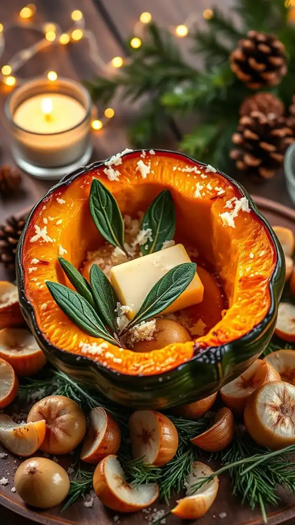 spicy garlic parmesan squash