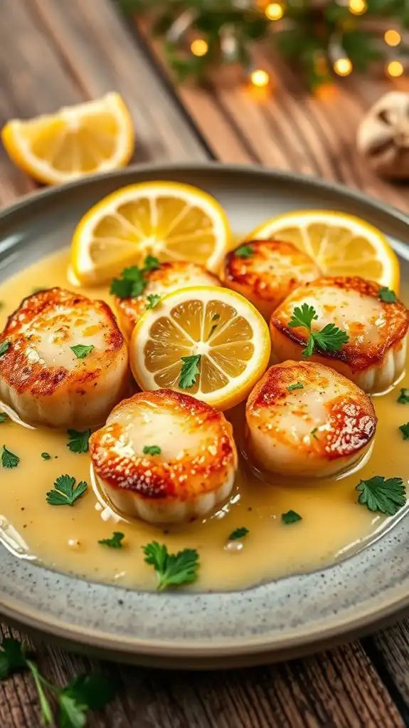 spicy garlic scallops recipe
