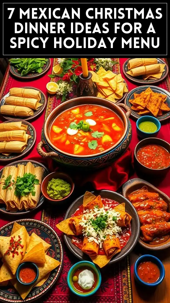spicy mexican christmas menu
