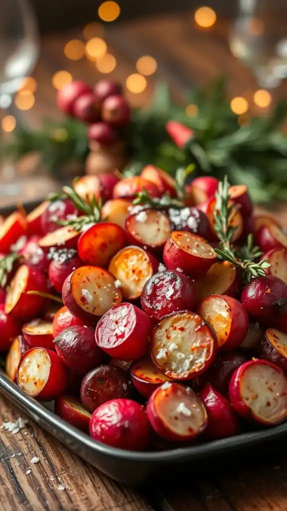 spicy roasted radishes recipe