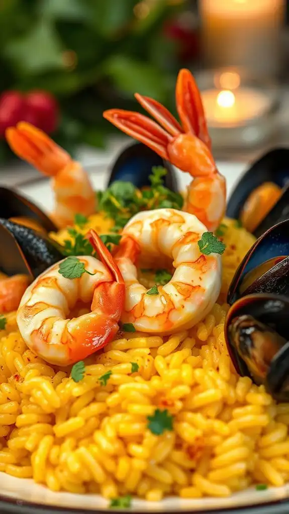 spicy shrimp chorizo risotto recipe