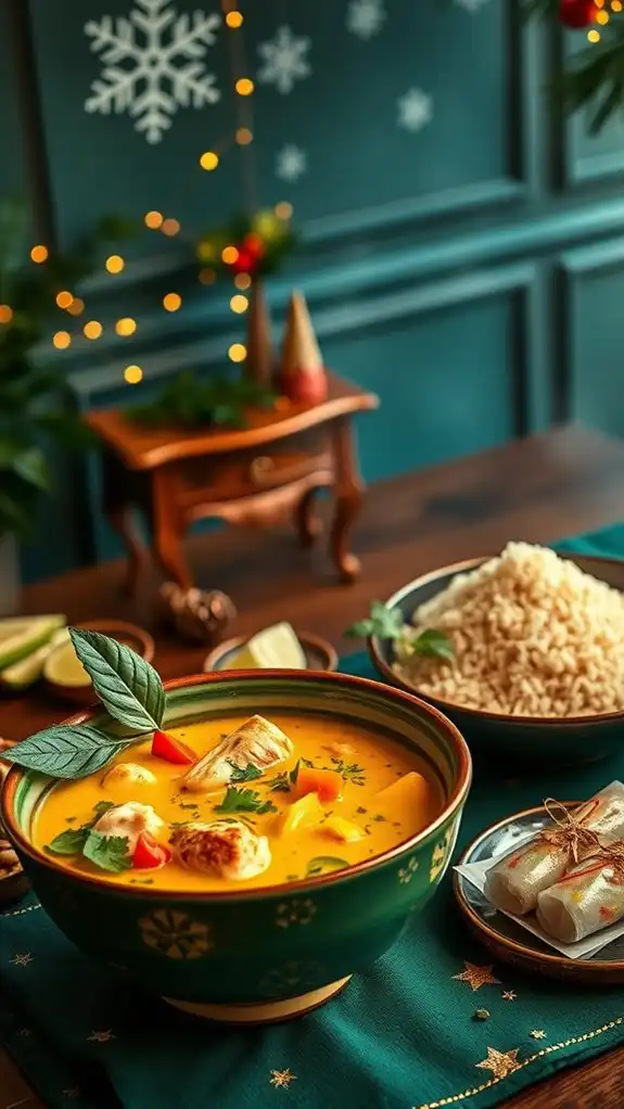 spicy thai green curry