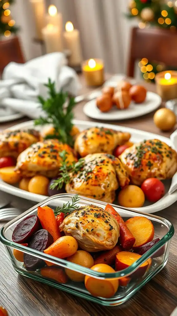 storing chicken thigh leftovers