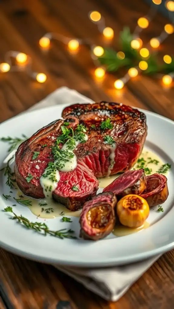 stuffed rib eye gourmet delight