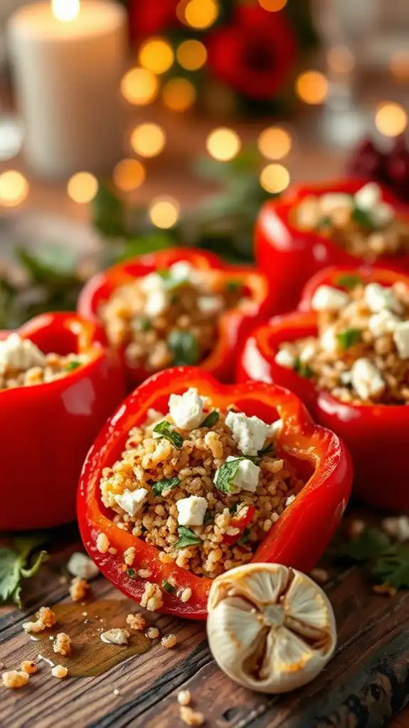 stuffed roasted peppers recipe