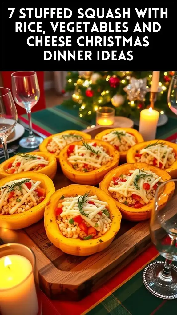 stuffed squash christmas dinner ideas