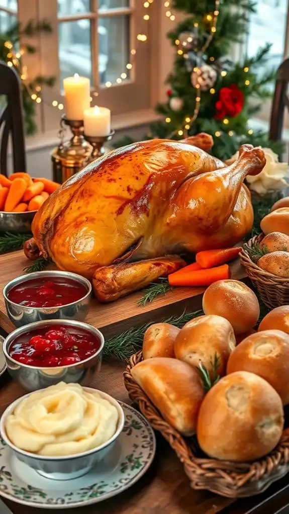 succulent golden brown turkey