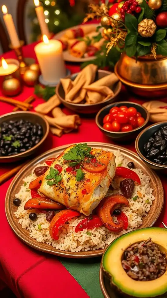 sweet and savory codfish dish