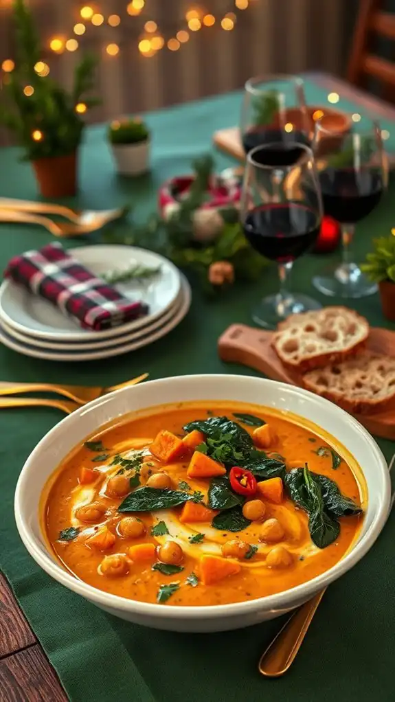 sweet potato chickpea curry