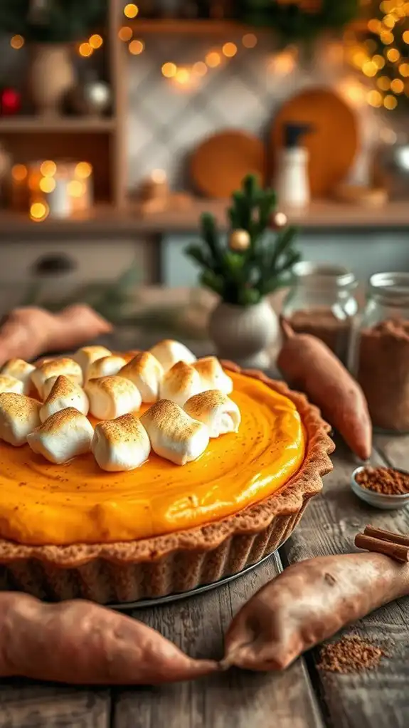 sweet potato marshmallow pie