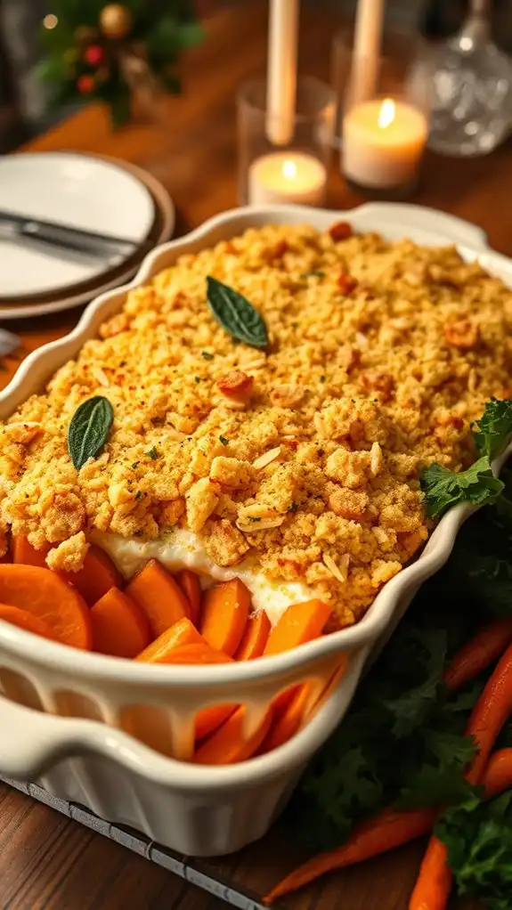 sweet potato sage gratin