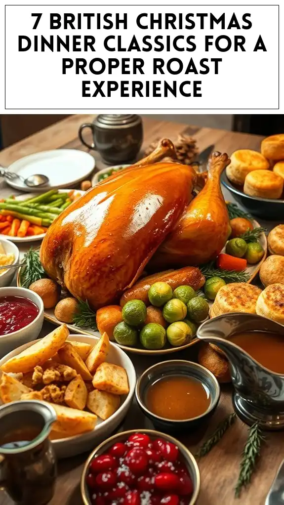 traditional british christmas feast