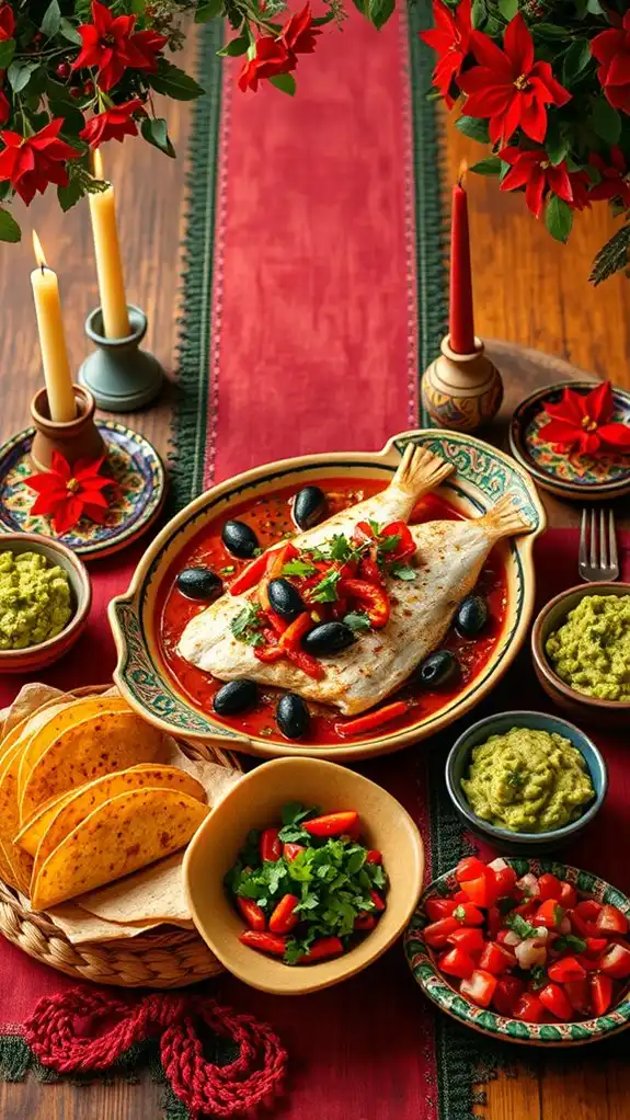 traditional festive cod dish